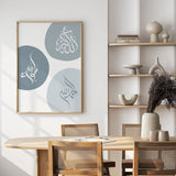Subhanallah · Alhamdulillah · Allahu Akbar Poster (Blautöne) – Ansicht 10