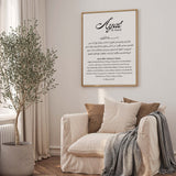 Ayat al-Kursi Poster – Schwarz-Weiß Kalligraphie – Ansicht 7